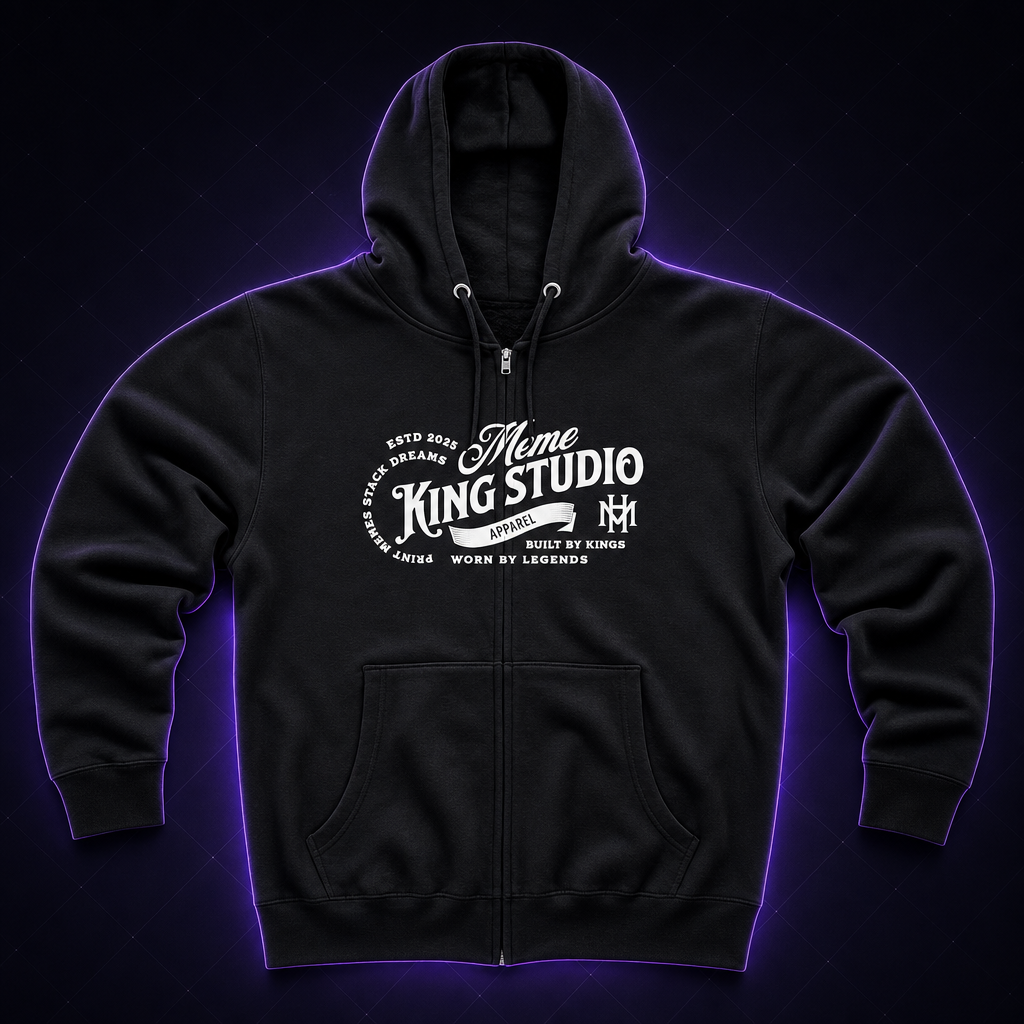 MKS Signature Crest Zip Hoodie — Front