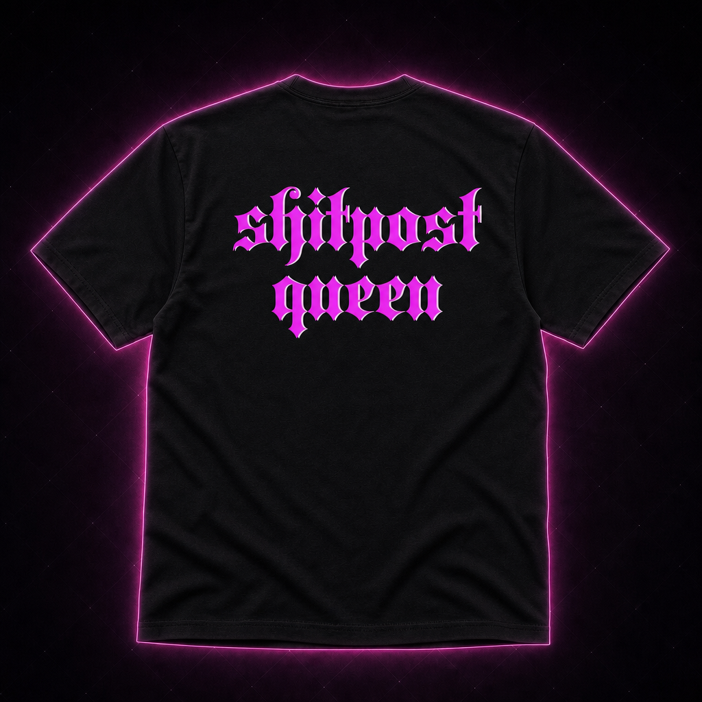 MKS Mean Girl Line Shitpost Queen Tee — Back