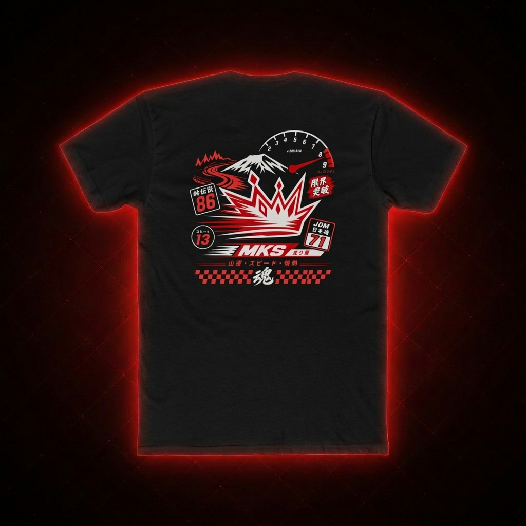 MKS Redline Royalty Tee — Back